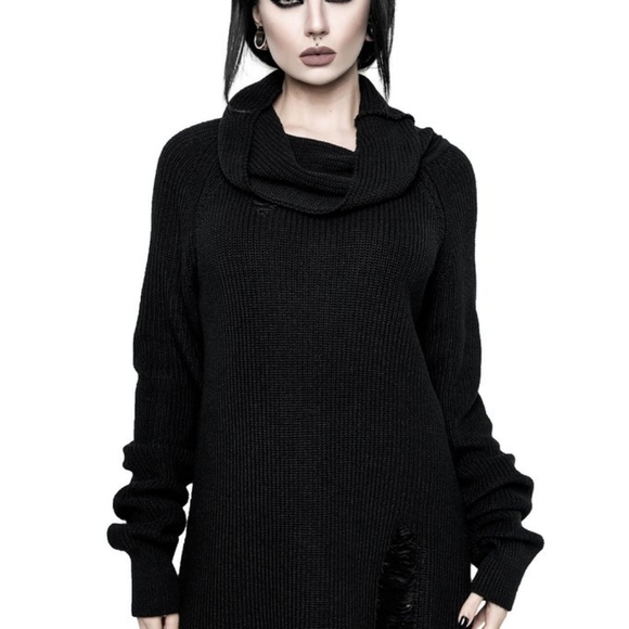Killstar Sweaters - Killstar Sweet Six Knit Sweater